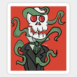 Lovecraftian Skeleton Sticker